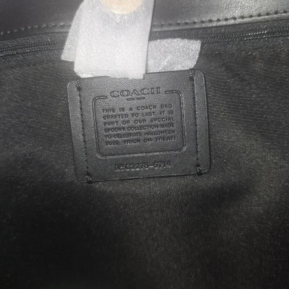 Coach Brown Halloween Tote Bag - Picture 7 of 9